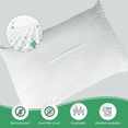 thumbnail image 3 of SUTENGDA Protecteur d'Oreiller Imperméable en Bambou Vert Housse d'Oreiller Respirante Housse d'Oreiller Rafraîchissante avec Fermeture Éclair Housse d'Oreiller Super Douce avec Fermeture Éclair (4 Paquets Standard 20”x26), 3 of 8