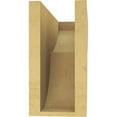 thumbnail image 4 of 5"W x 15"D x 10"H Classic Crestline Rough Cedar Woodgrain TimberThane Corbel, Primed Tan, 4 of 6