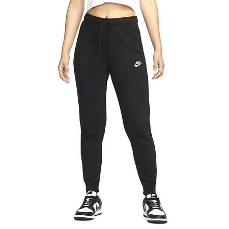 Women's Nike Black/White Essential Fleece Joggers (BV4099 010) - M