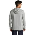 thumbnail image 2 of Sport Tek Male Cowl Neck Hoodie St406 Light Grey Hth Medium, 2 of 4
