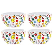 Hello Kitty Pac-Man 4 Piece Ceramic Bowl Set
