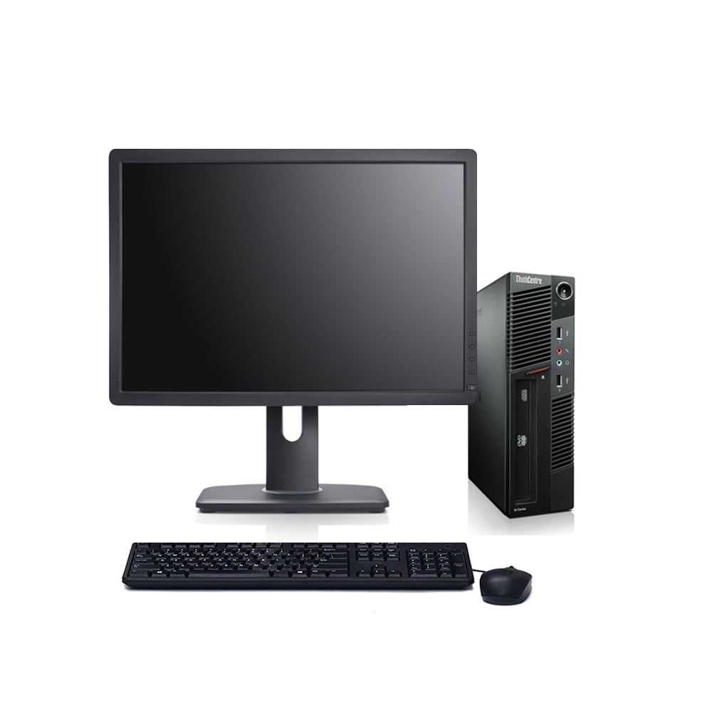 Lenovo M91P Ultra Small Desktop PC Intel Quad i5 2.5GHz Processor 4GB of Ram 250GB Hard Drive