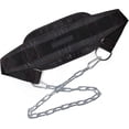 thumbnail image 3 of Dip Belt with Chain Weight Belt Weighted Pull Up Belt Weight Belt for Dip Sports Fitness Weight Lifting Accessories Weight Lifting Belt black, 3 of 4
