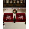thumbnail image 3 of Garage Door Banner Cover 7 x 16 ft, Merry Christmas Snowflake Xmas Elk Red Black Buffalo Plaid Christmas Garage Door Decorations Holiday Christmas Backdrop Decor for Winter New Year Xmas Party, 3 of 6