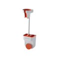 thumbnail image 1 of Maoww Support de Pommeau de Douche Sans Perçage Étagères 360 Réglable Durable Support Mural Pommeau de Douche Orange, 1 of 9