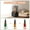 Dq702-Package-Black 3 Bottles of 10ml Essential Oil (Cologne Fragrance Fresh), variant on New Creative Candle Light Aroma Diffuser USB Plug-in Desktop Atmosphere Candle Lamp Home Aroma Humidifier