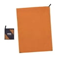 thumbnail image 1 of Toalla de microfibra de 3 tamaños, plegable, duradera, de bolsillo, antibacteriana. Orange 80x180cm, 1 of 9