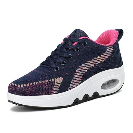 

Up to 30% off Zanvin Women s Fashion Sneakers Clearance Casual Work Shoes Non Slip Running Shoes Athletic Sneakers Thick Soled Sports Walking Shoes Blue Size 6