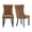 Espresso Brown, variant on Linen Upholstered Dining Chairs Set of 4, Beige Mid Century Modern Dining Chairs, Kitchen & Dining Room Chairs with Wood Legs, Sillas de Comedor (Beige, 4 Pcs)