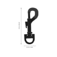thumbnail image 2 of unbranded Gancho Pesado Negro Para Con Cierre Giratorio Para Uso En Saxofón Y Bolso, 2 of 8