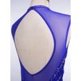 thumbnail image 7 of iiniim Lyrical Dance for Women Rhinestone Figure Skating Dresses Sleeveless Ballet Dancewear Royal Blue L, 7 of 7