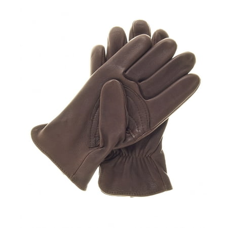 Geier Glove Men's Deerskin Roper Gloves with Elasticized Wrist
