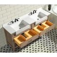 thumbnail image 2 of Marina 72" Bathroom Vanity Weathered Fir Finish, 2 of 6