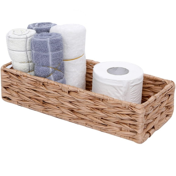 Caja decorativa de baño con soporte para pañuelos tejidos