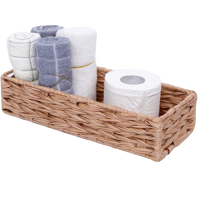 Caja decorativa de baño con soporte para pañuelos tejidos