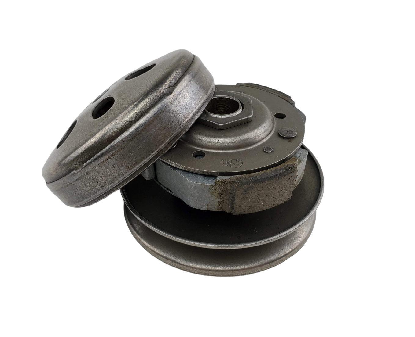 Clutch & Bell Housing Assembly , Stock for GY6 150cc Scooters