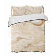 thumbnail image 2 of Beige Marble Full Size Down Alternative Comforter, Lightweight Comforter Quilt Bedding Set with Pillow Shams Chic Neutral Minimalist Fluid Aesthetic All Seasons Bed Comforter Duvet Insert 78"x90", 2 of 7