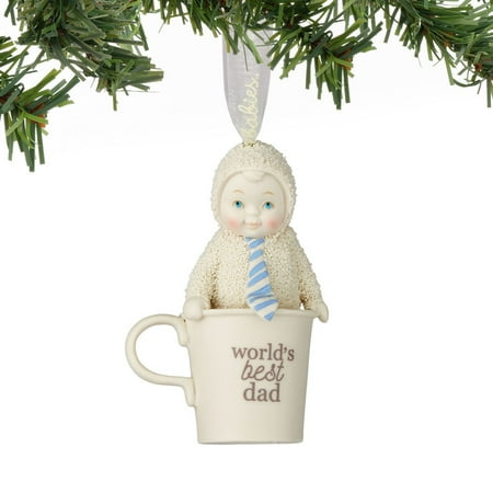 New Snowbabies Department 56 Snowbabies 4051899 World's Best Dad Ornament New 2016 ()