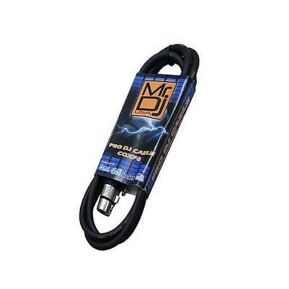 Mr. Dj CQXF6 6-Feet 1/4-Inch Male to XLR Female Professional Dj Speaker Cable