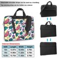 thumbnail image 2 of ZICANCN Laptop Case 13 inch, Cool Cartoon Watermelon Ice Cream Work Shoulder Messenger Business Bag for Women and Men, 2 of 9