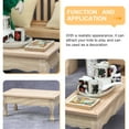 thumbnail image 5 of Mini Furniture Coffee Table Dollhouse Miniature Wooden Display Dolls Dining Accessory, 5 of 6