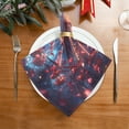 thumbnail image 2 of BZSMCE Satin Native Fab Cotton Dinner Napkin Roses Of Ferris Wheel Reusable, 2 of 8