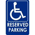 thumbnail image 1 of Panneau de Stationnement Réservé pour Handicapés, 1 of 1