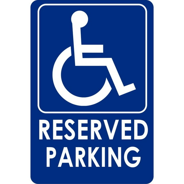Panneau de Stationnement Réservé pour Handicapés