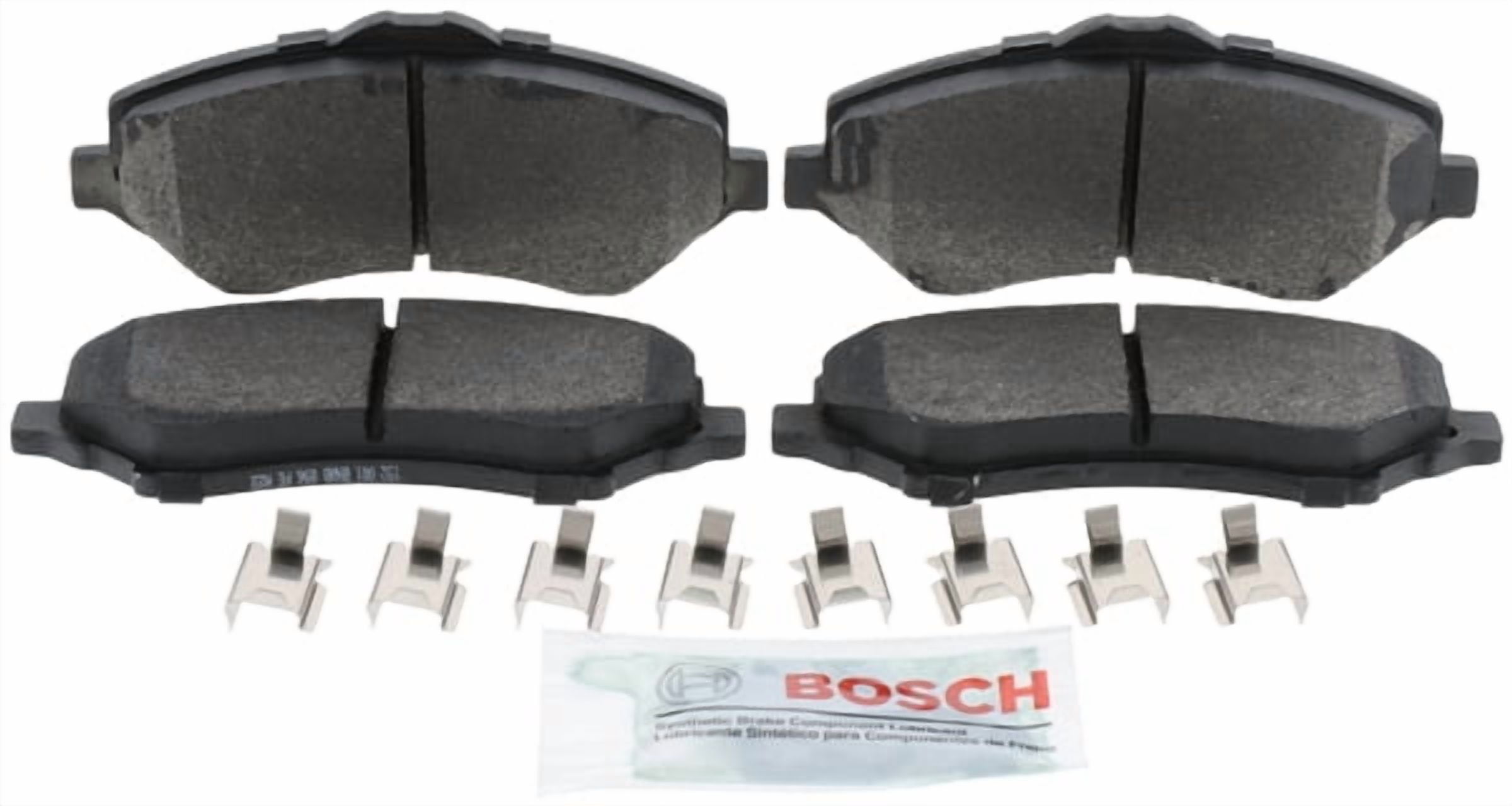 Bosch BE1327H Bosch Blue Semi-Metallic Brake Pads with Hardware