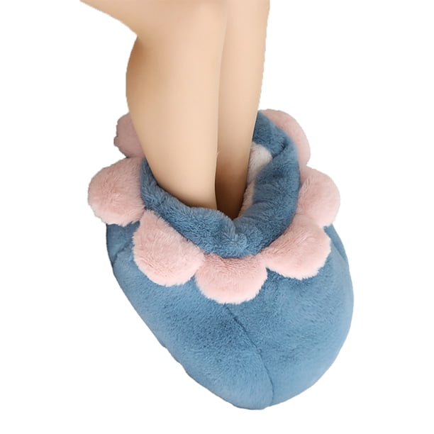 Pantuflas esponjosas con cómodo soporte de espuma. Vhermosa Pantuflas para Niña