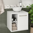 thumbnail image 1 of MOBI Mueble de Baño Flotante Mendoza – 1 Puerta 3 Entrepaños Color Blanco, 1 of 4