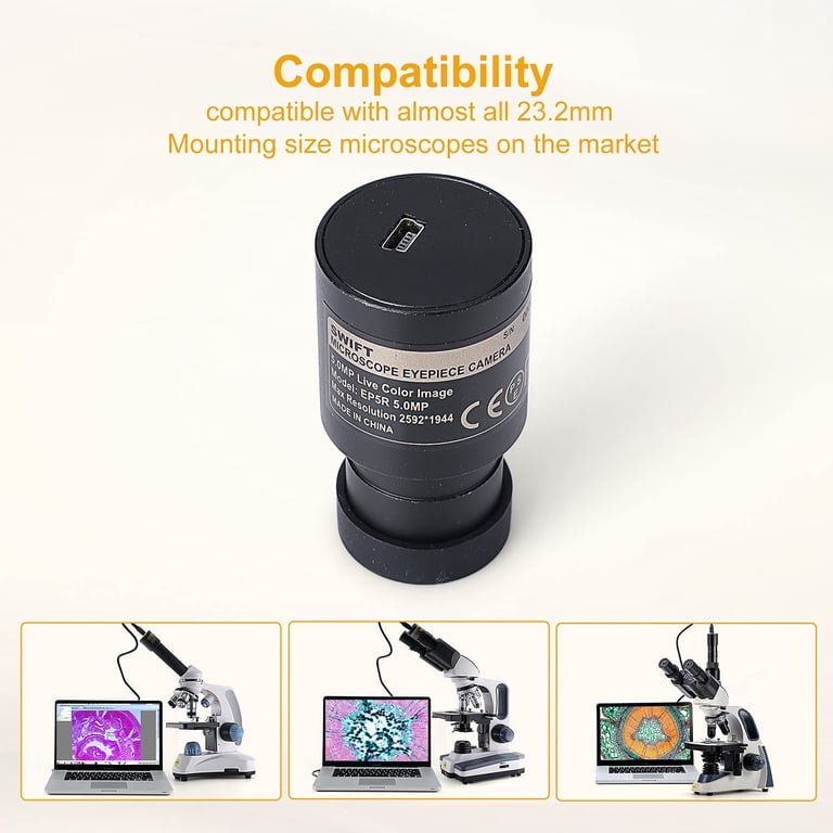 Microscope Imaging Software Swift 5.0 Megapixel Digital Microscope ...