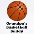 thumbnail image 2 of CafePress - Grandpas Basketball Buddy Body Suit - Baby Light Bodysuit, Size Newborn - 24 Months, 2 of 4