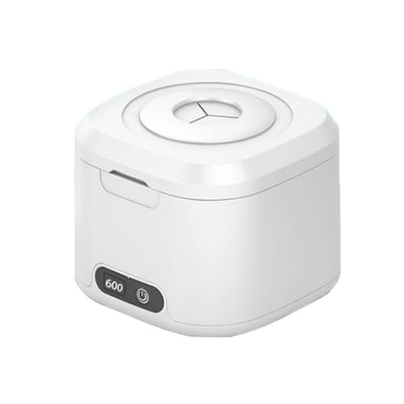 Retainer Cleaner Machine 340ML Dentures Aligner Mouth Guard Jewelry Ultrasonic Cleaner 49kHz Digital Display Portable for Home Travel