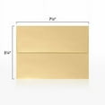 thumbnail image 3 of LUXPaper A7 Invitation Envelopes, 5 1/4 x 7 1/4, Blonde Gold Metallic, 50/Pack, 3 of 4