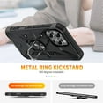 thumbnail image 4 of Case for iPhone 15 Plus Military Grade Shockproof Magnetic Attachment with Stand Case Cover,Black,For iPhone 15 Plus, 4 of 7