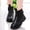Black, variant on Lutiedan Girls Ankle Boots with Side Zipper Comfort Slip-Resistant Shoes Bow Decor Princess Boots for Toddler Little Big Kids,White,34