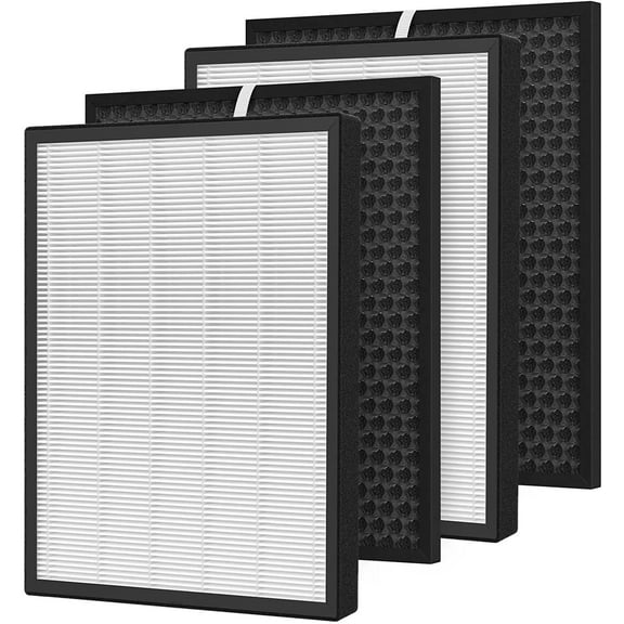 Tablenco 2-pack Replacement Filter for Levoit LV-PUR131 Series | 3-Stage Filtration with True HEPA & Carbon | MERV 12