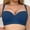 Blue, variant on YLOMAY Women's Bras Women Underwear Push up Gathered Bras Solid Color Stylish Brassiere Lady Plus Size Daily Wear Beige 36D
