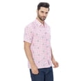 thumbnail image 5 of LA LEELA Men's Short Sleeve Summer Beaches Hawaiian Shirts Stylish Beach Tops Vacation Cruise Button Down Shirt For Men XXL Small, Checks, White, 5 of 6