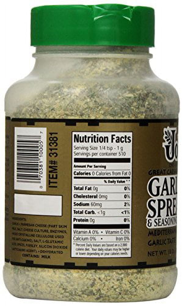 Johnny's Garlic Spread and Seasoning, 18 Oz