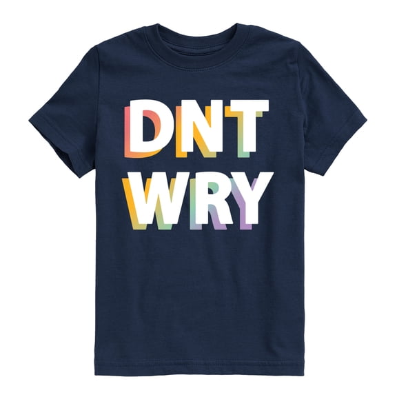 Instant Message - Don't Worry Short Sleeve Graphic T-Shirt