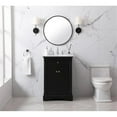 thumbnail image 6 of 24 inch single bathroom vanity set in black, 6 of 8