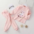 thumbnail image 2 of TAIAOJING Pajamas for Boys Girls Cute Girls Boys Toddler Soft Pajamas Toddler Cartoon Prints Long Sleeve Kid Sleepwear Sets Cute Pjs Sleepwear 12-18 Months, 2 of 4