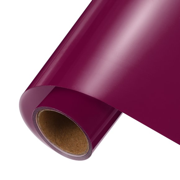 Uxcell Dark Purple Heat Transfer Vinyl, 10 Inch x 5ft Iron-on Vinyl Roll for Decal Cutting, Signs, Scrapbooking, DIY Craft, Home Decoration