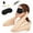 Black_Free Size, variant on Gnmfd Heated Eye Mask USB Powered for Dry Eyes, Adjustable Temperature and Timer Control Sleep Mask with Soft Washable Cover for Travel Relaxation Comfort