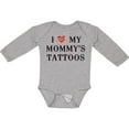 thumbnail image 3 of Inktastic I Love My Mommy's Tattoos Boys or Girls Long Sleeve Baby Bodysuit, 3 of 5