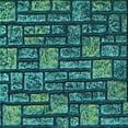 thumbnail image 1 of Ahgly Tapis d'Intérieur Lavable en Machine Carré Bleu Mer Profonde, 7 Pieds Carré, 1 of 7