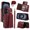 Winered, variant on ELEHOLD Wallet Case for iPhone 16 Plus, PU Leather Flip Case with Crossbody & Wrist Strap,Full Protection Case with Card Slots & Kickstand,Black