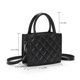 thumbnail image 5 of Bolso de mano de moda para mujer, de mano pequeños con entramado rombal para niñas, 5 of 8